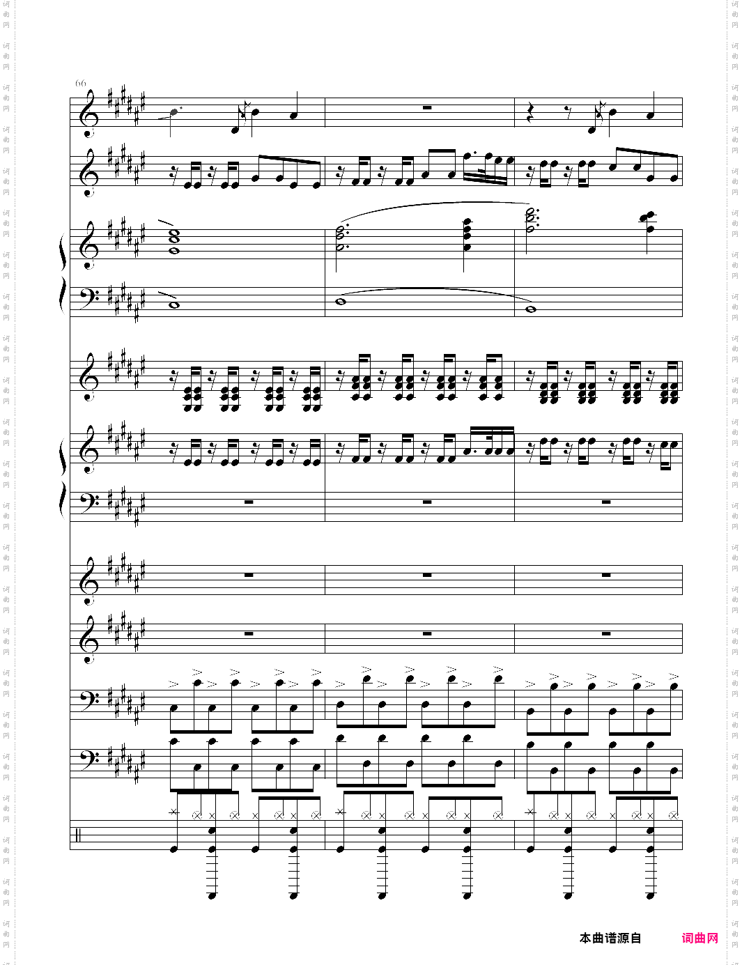 faded 多声部 完全版