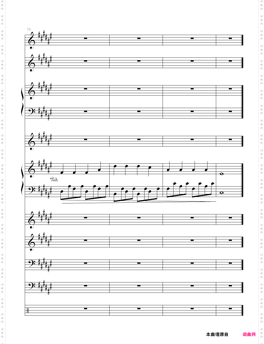 faded 多声部 完全版