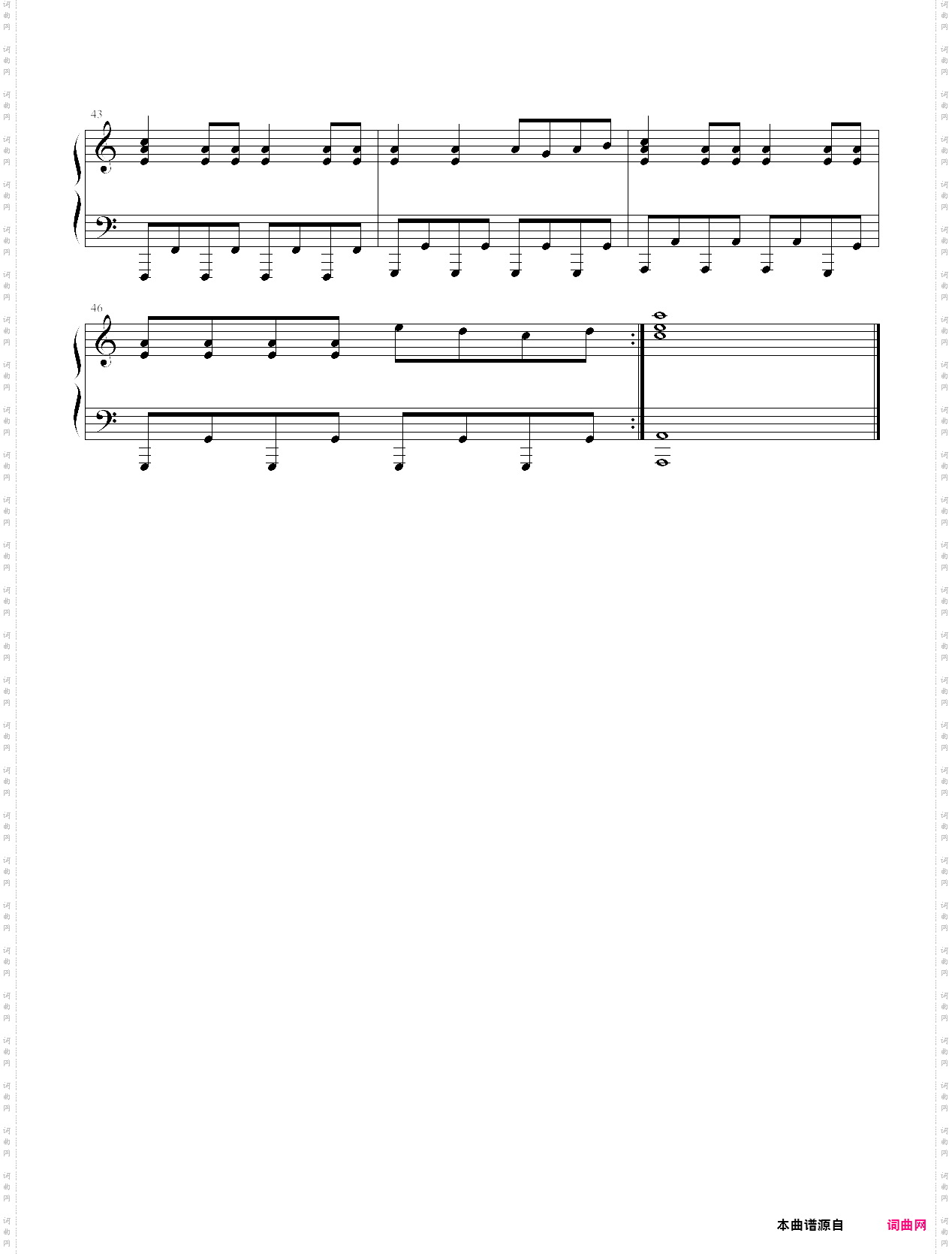 handclap绝地求生吃鸡战歌，抖音热门歌曲c调
