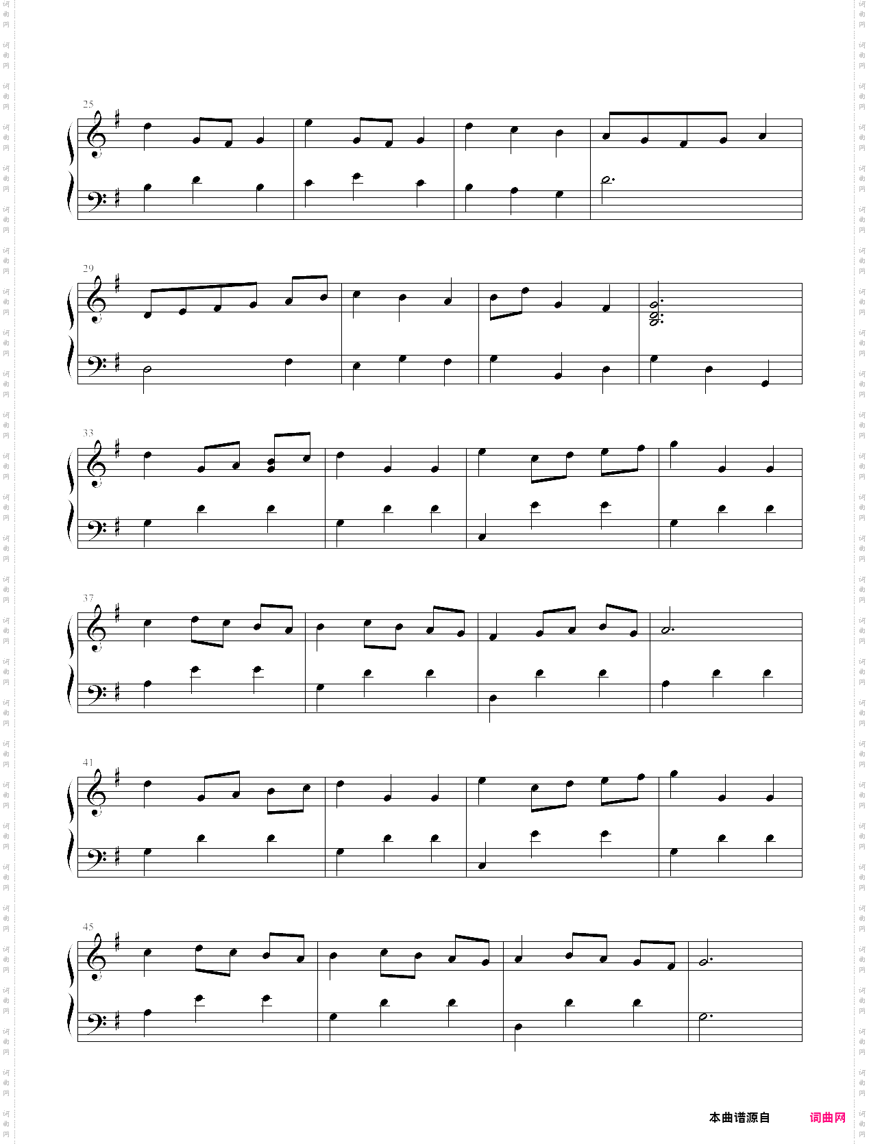 【钢琴块 2 等级歌曲】34 g大调小步舞曲