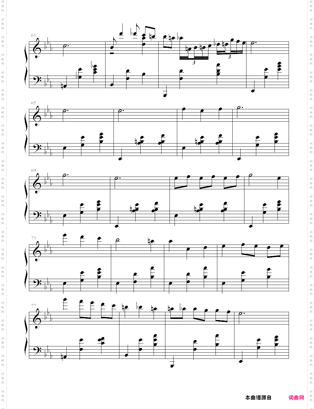 【钢琴块 2 等级歌曲】16 降e大调夜曲