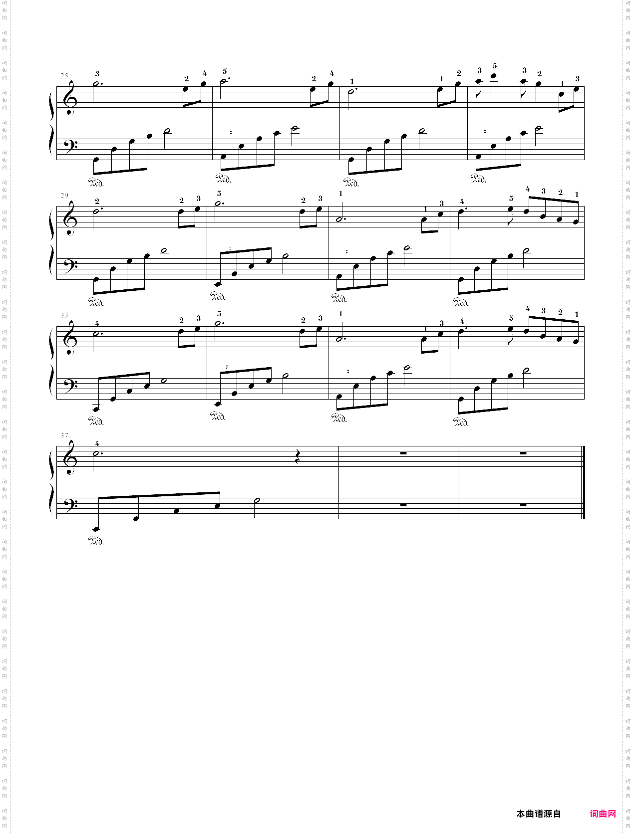 上海滩带指法版