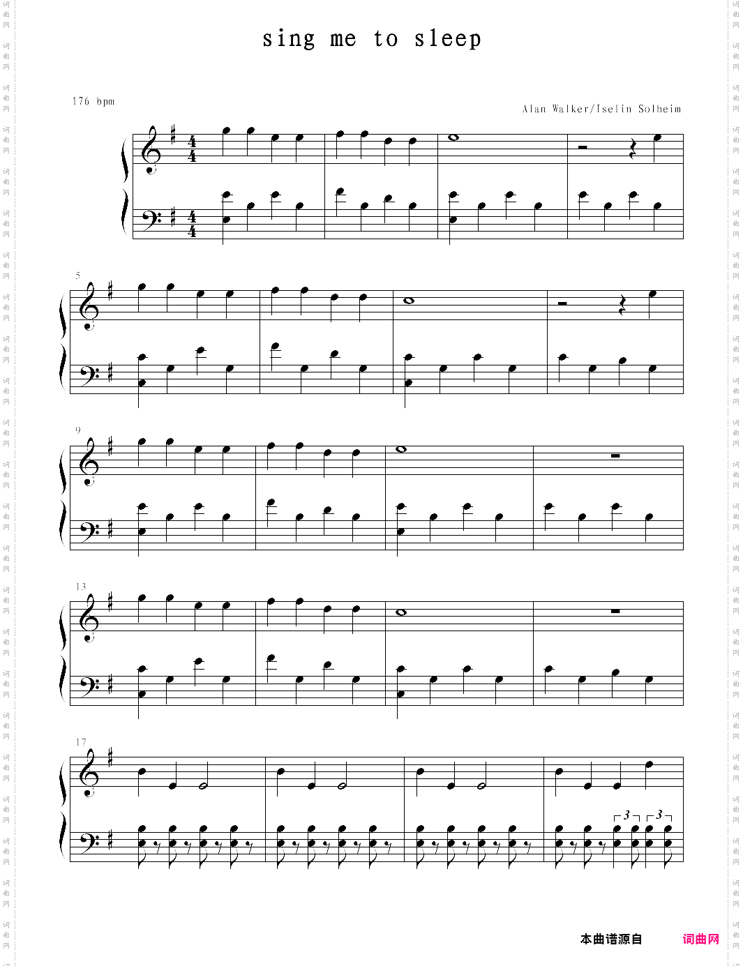 sing me to sleep