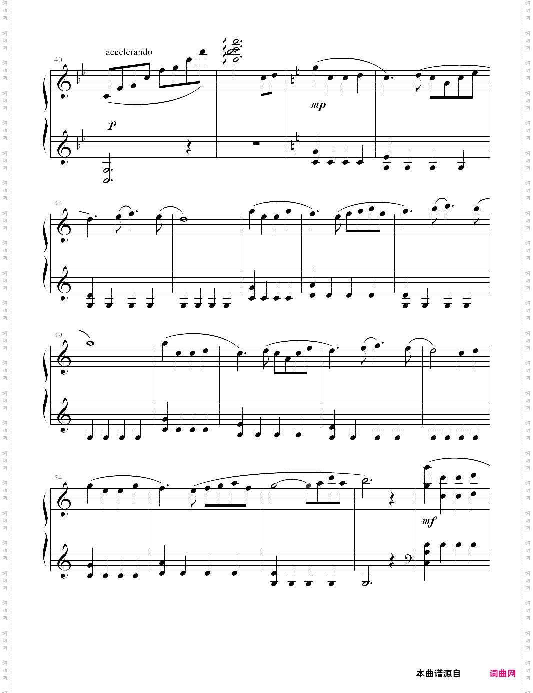 镜像钢琴the piano