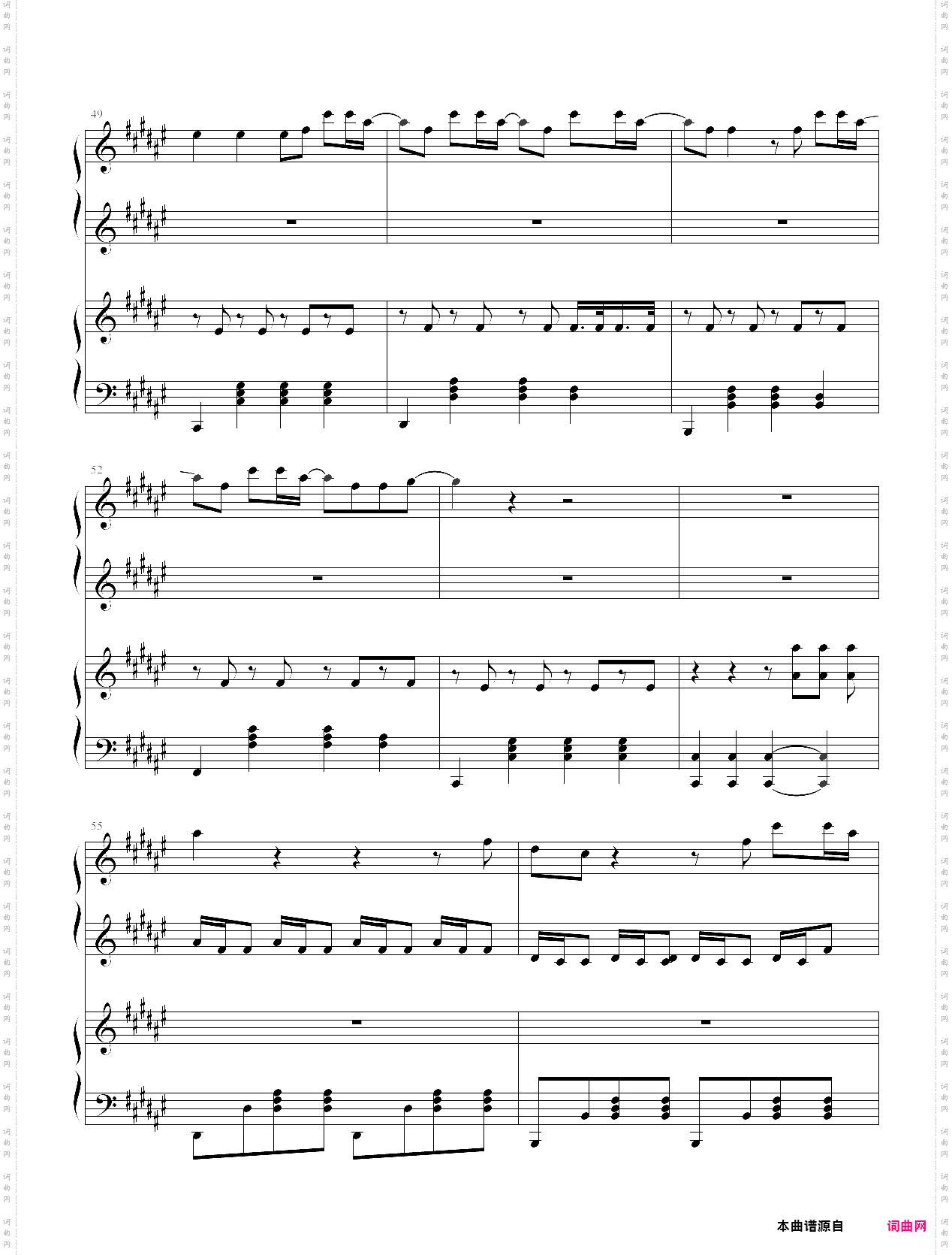 faded四手联弹演奏版