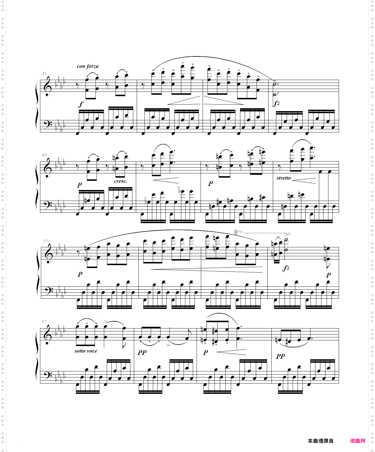 肖邦练习曲op·10 no·9