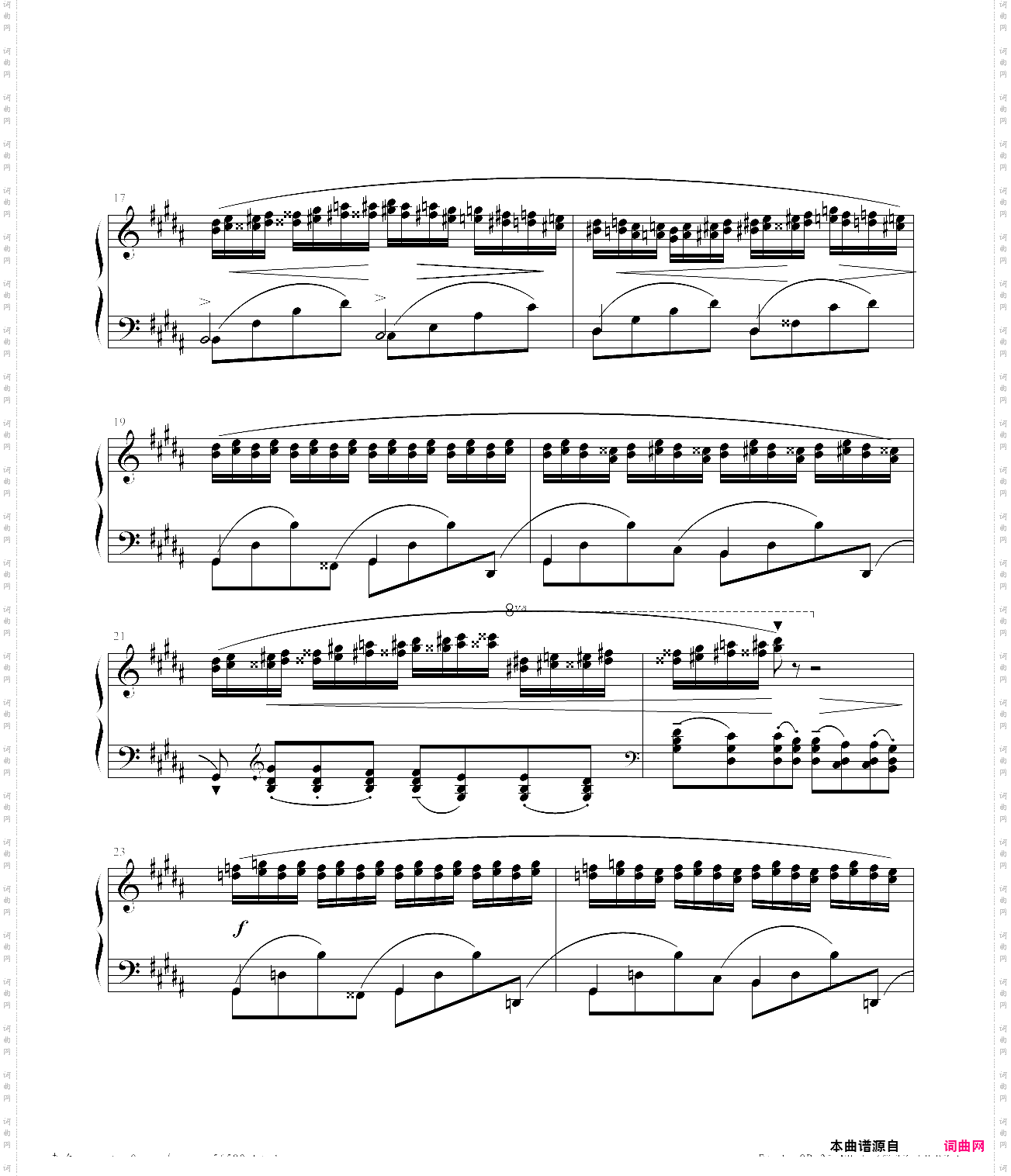 肖邦练习曲op·25 no·6