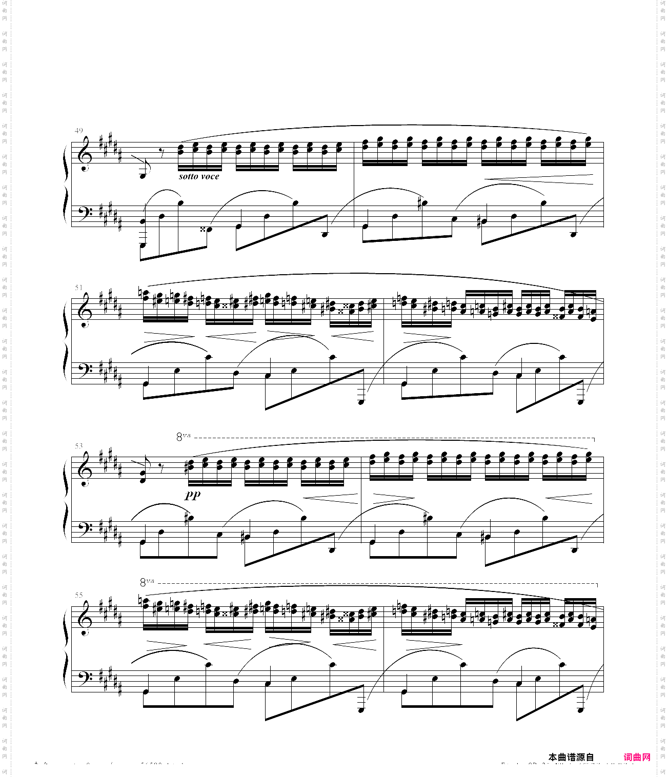 肖邦练习曲op·25 no·6