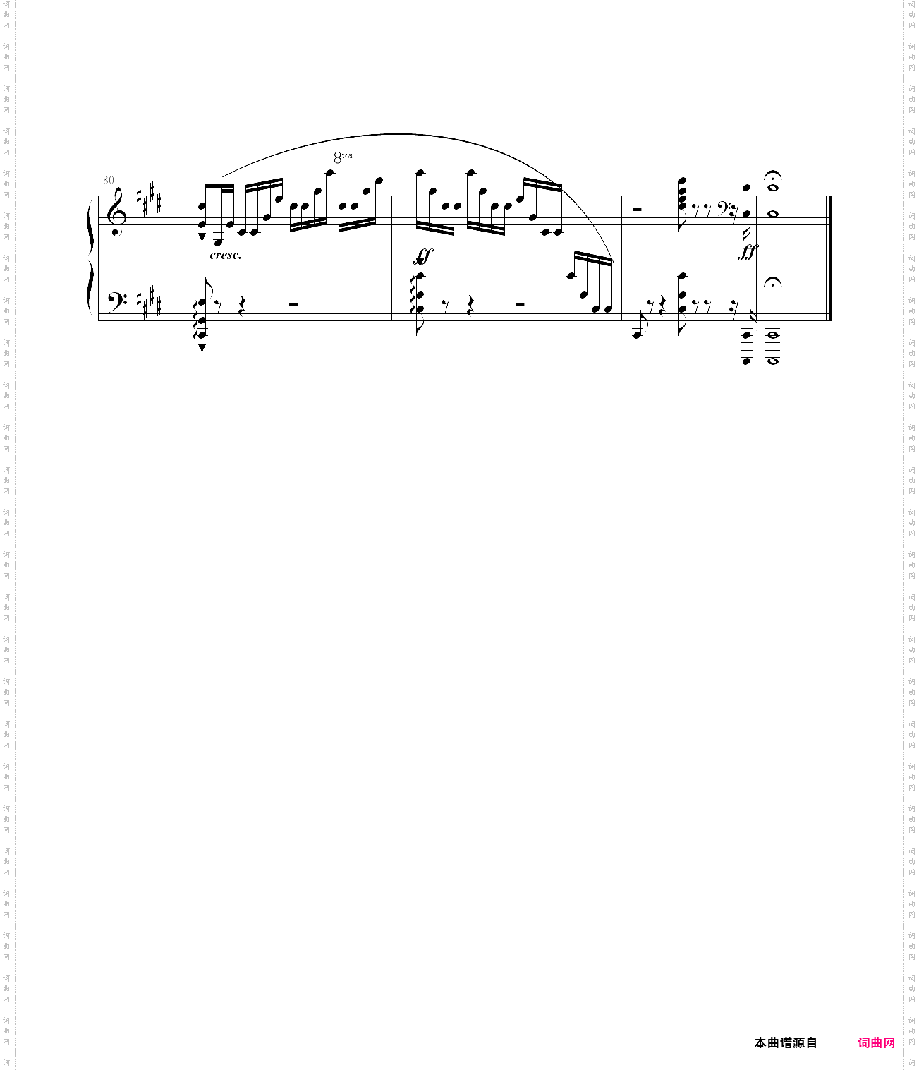 肖邦练习曲op·10 no·4