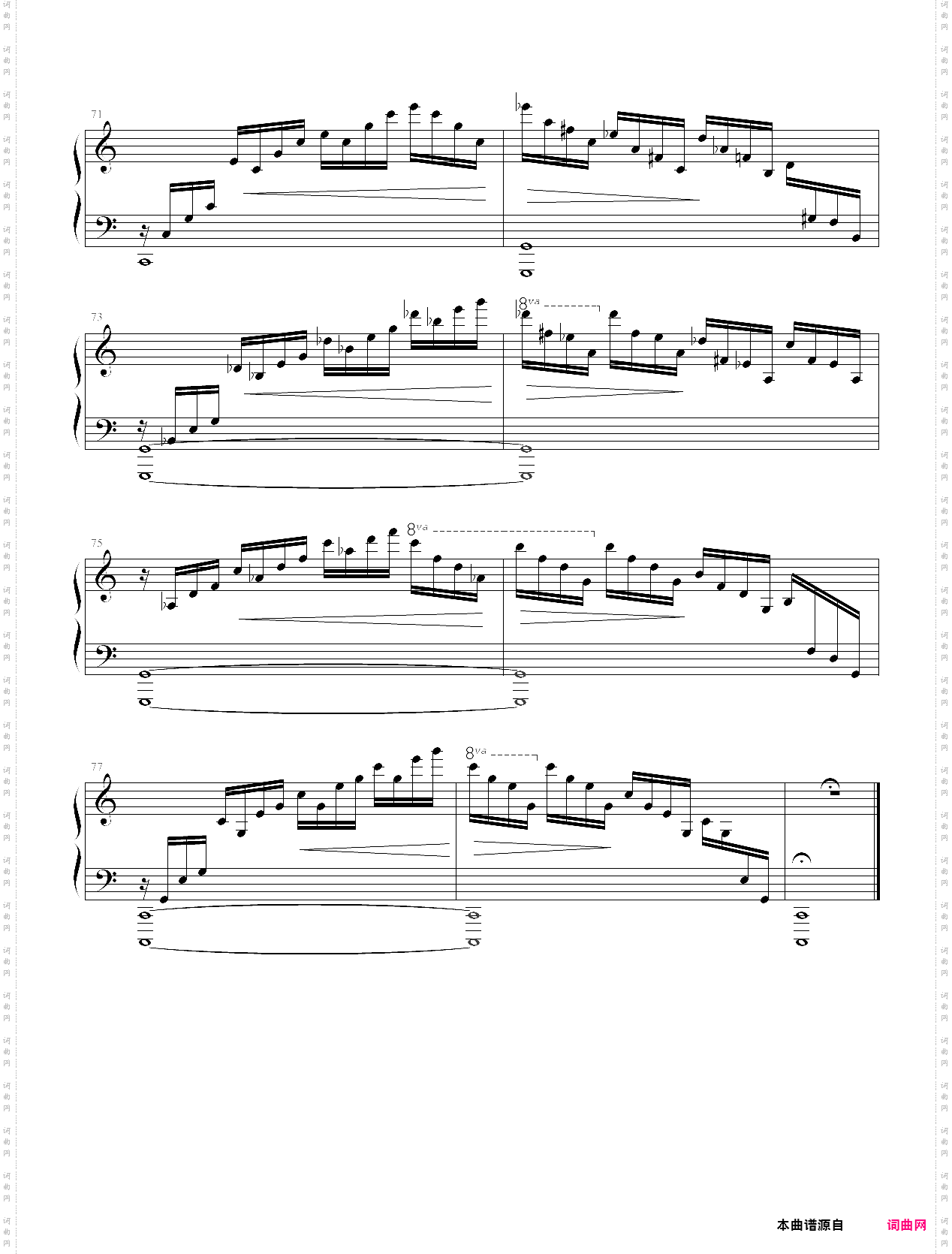 肖邦练习曲op·10 no·1