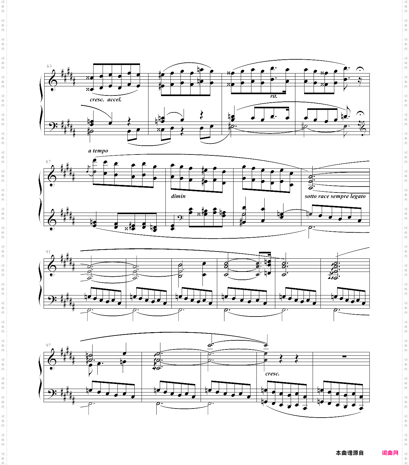 肖邦练习曲op·25 no·10
