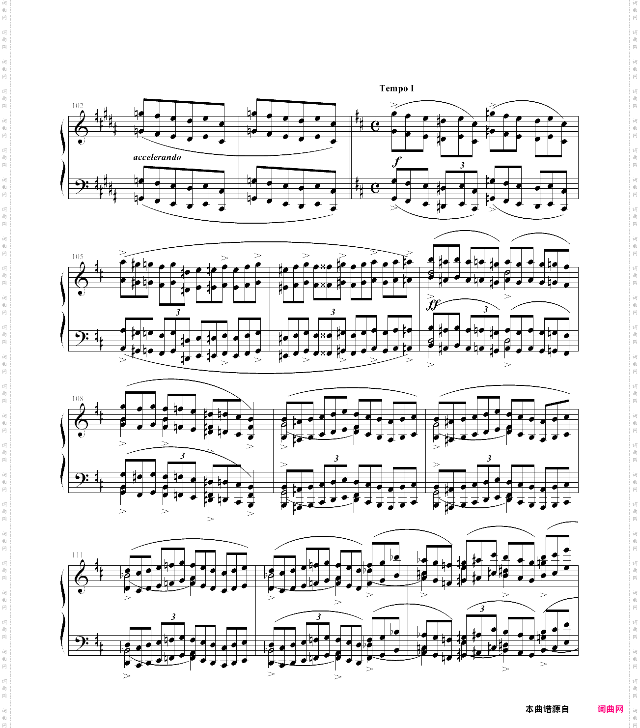 肖邦练习曲op·25 no·10