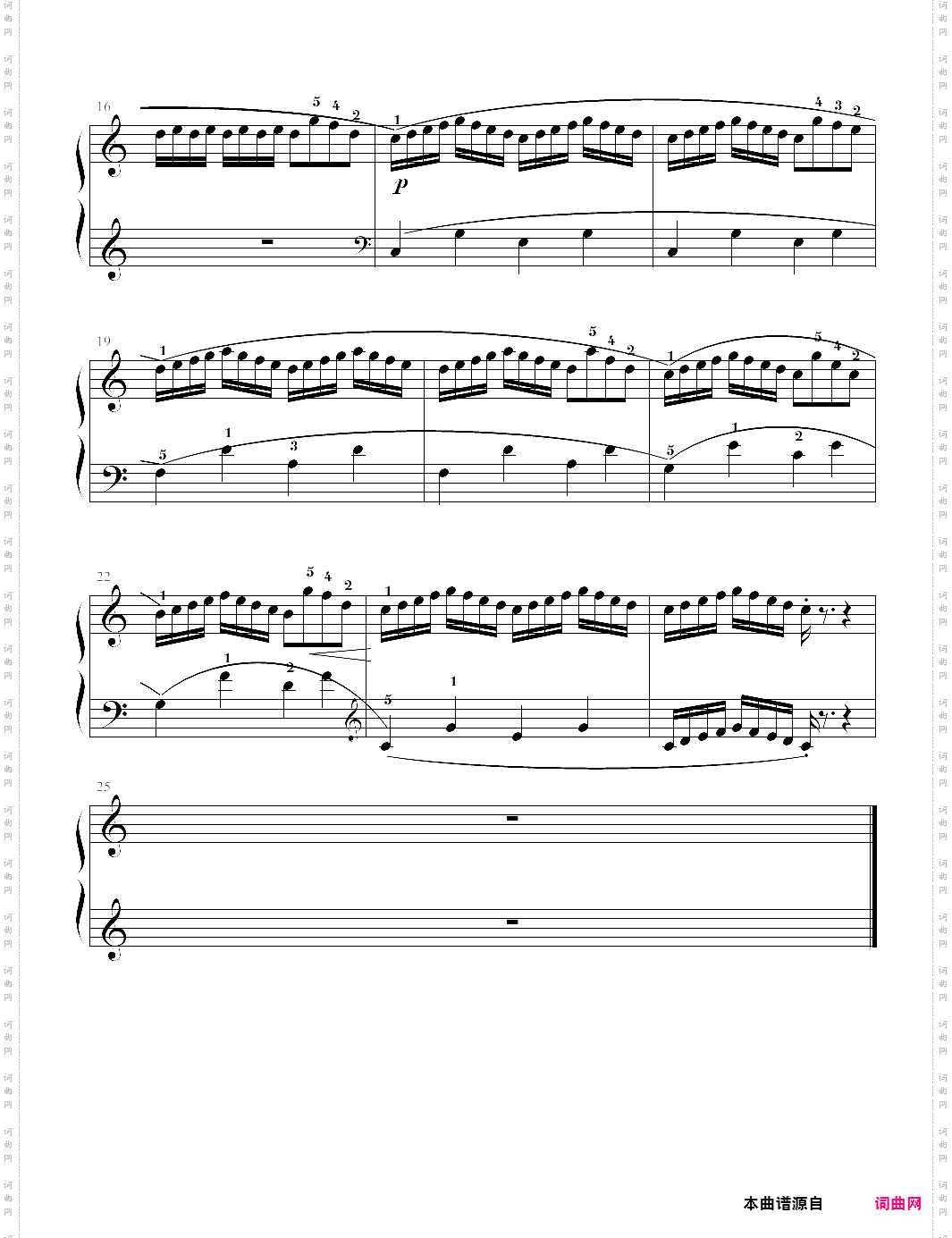 101、拜厄练习曲no·101《拜厄钢琴基本教程少儿教学版》【拜厄】-z0576