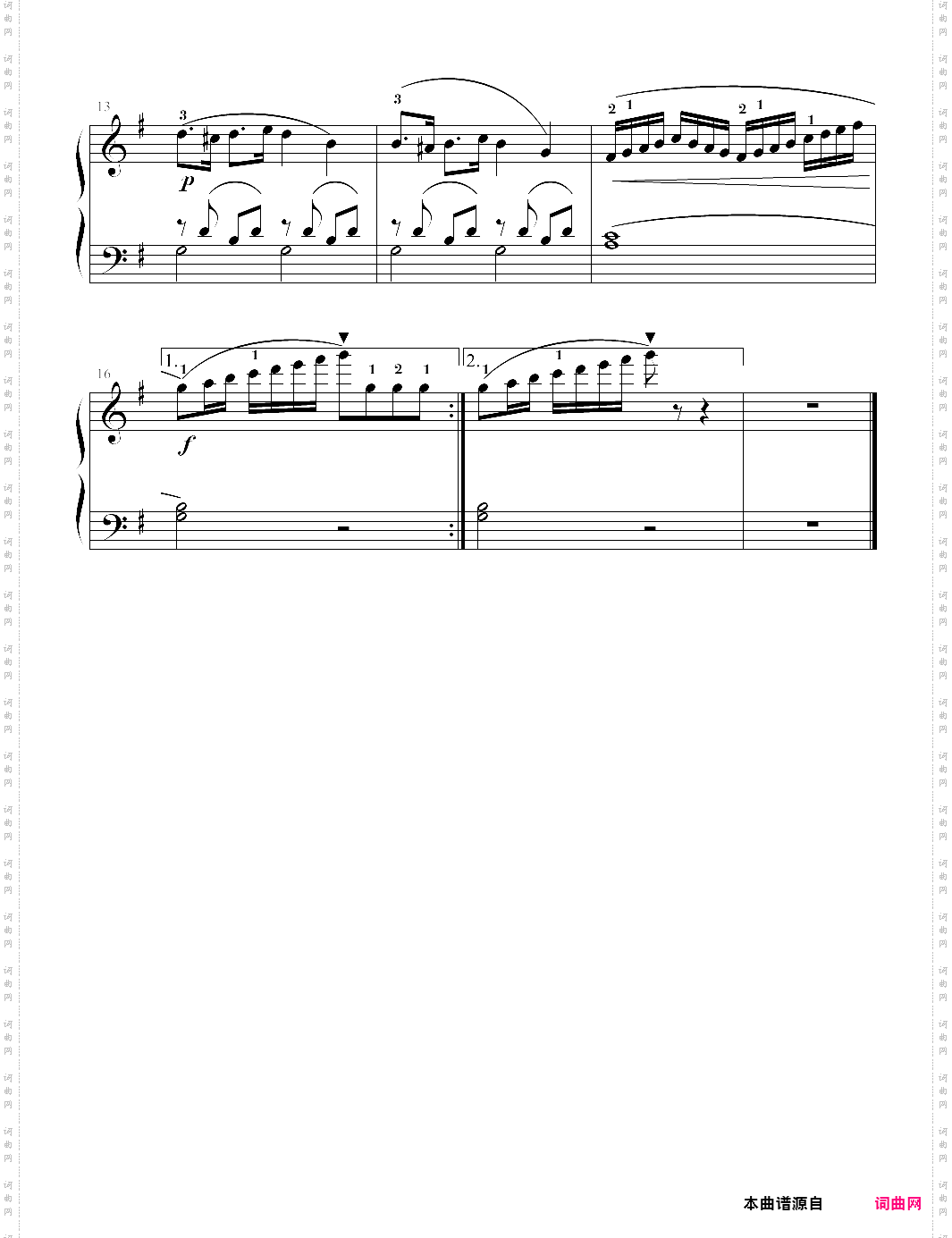 88、拜厄练习曲no·88《拜厄钢琴基本教程少儿教学版》【拜厄】-z0555