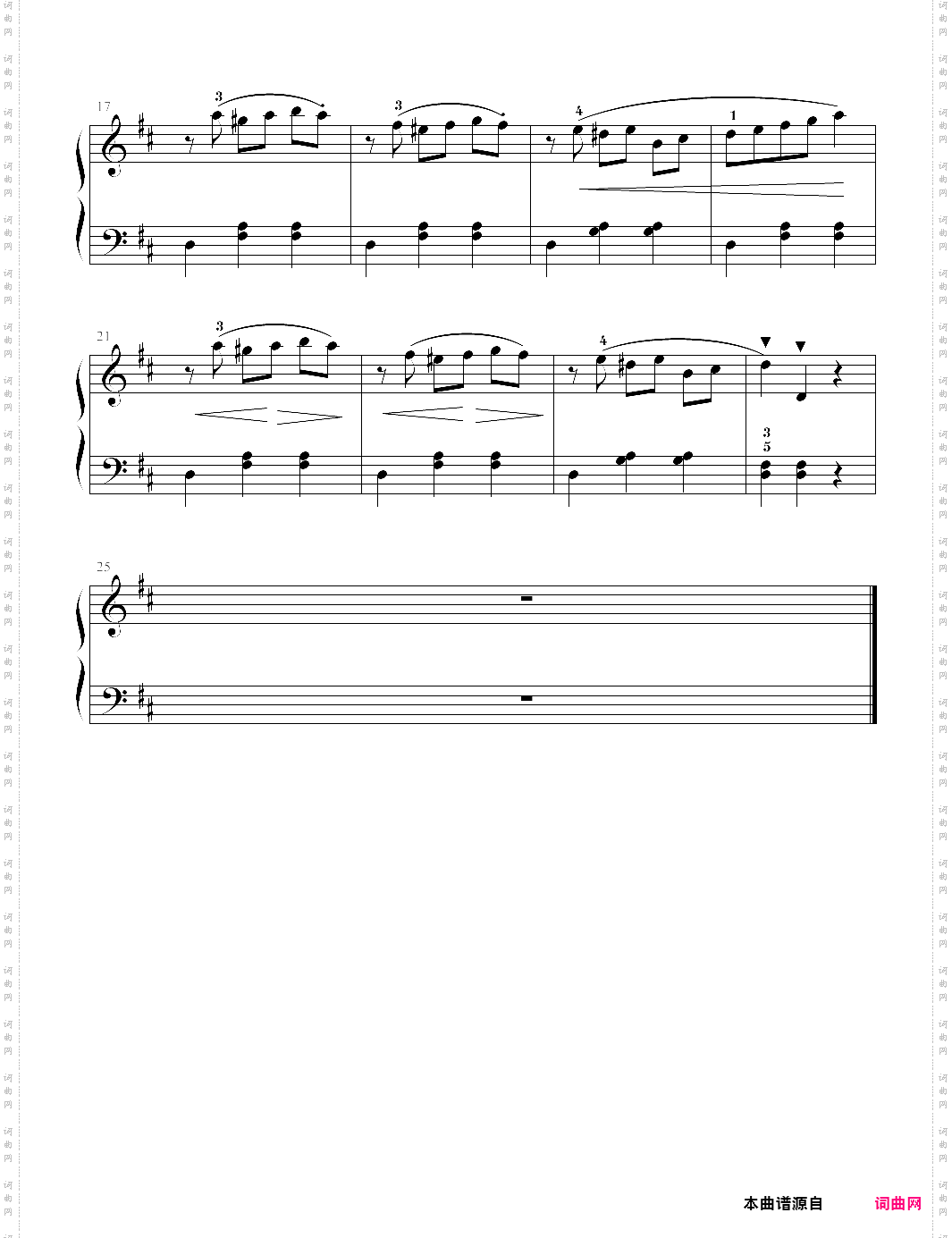 80、拜厄练习曲no·80《拜厄钢琴基本教程少儿教学版》【拜厄】-z0541