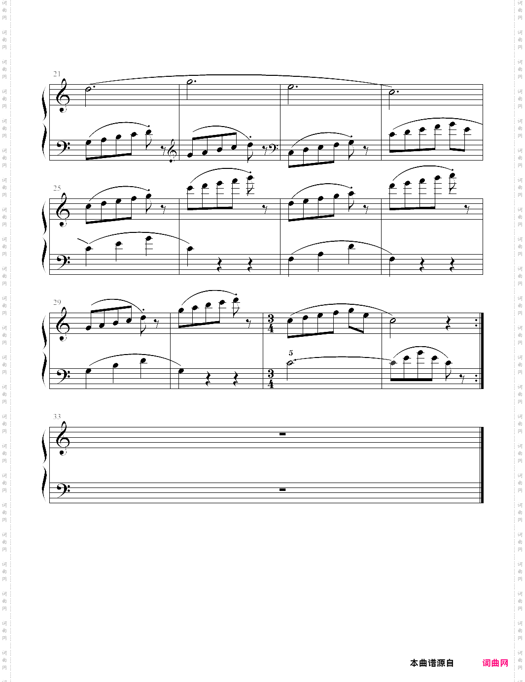 62、拜厄练习曲no·62《拜厄钢琴基本教程少儿教学版》【拜厄】-z0510