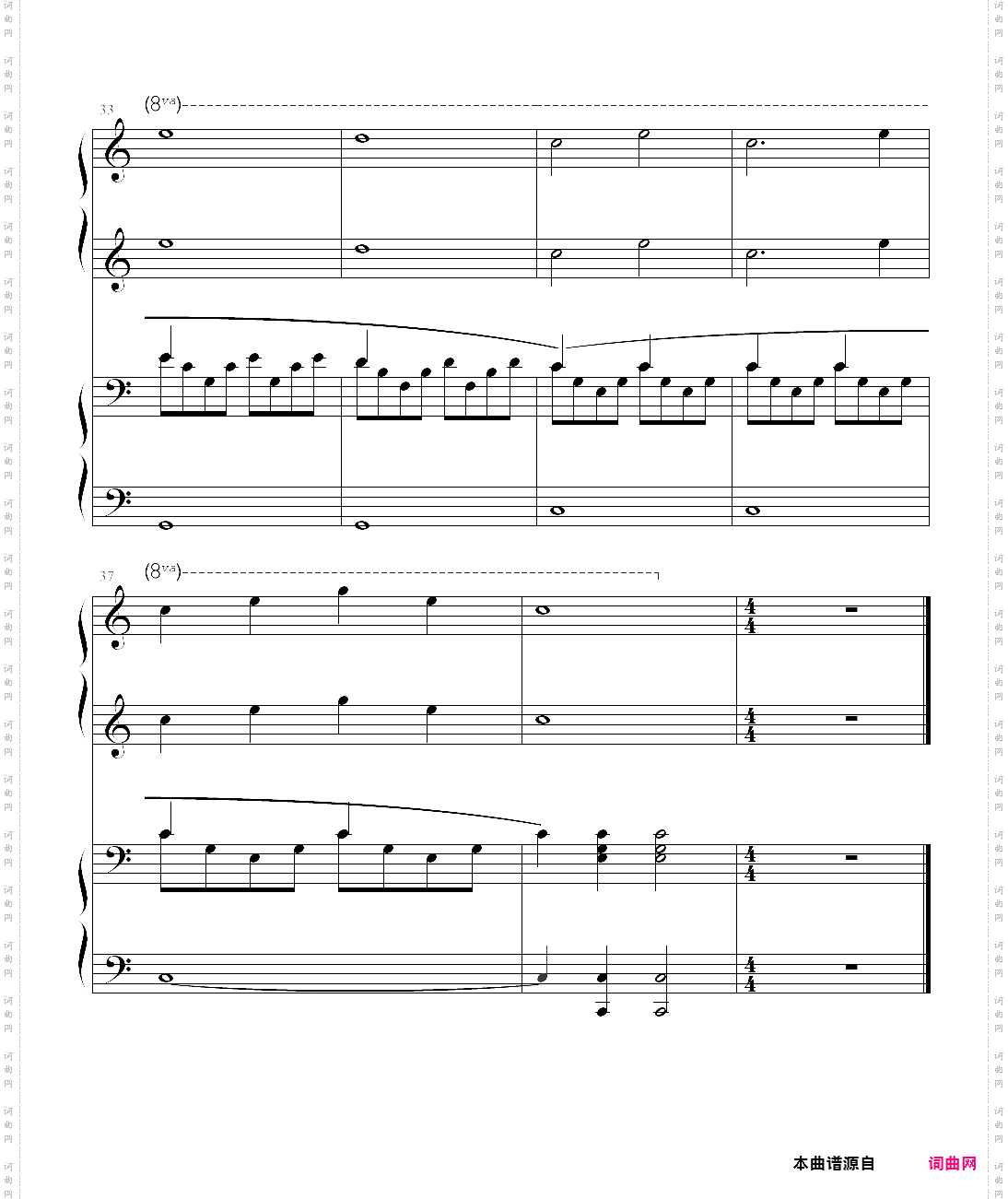 44、拜厄练习曲no·44《拜厄钢琴基本教程少儿教学版》【拜厄】-z0487