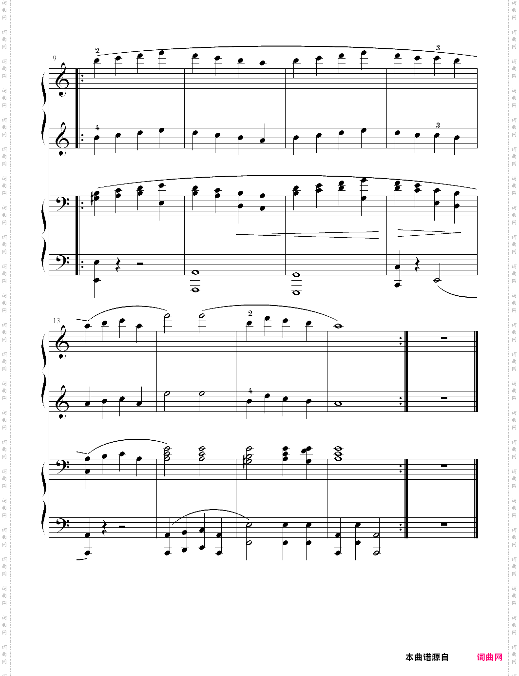 43、拜厄练习曲no·43《拜厄钢琴基本教程少儿教学版》【拜厄】-z0485