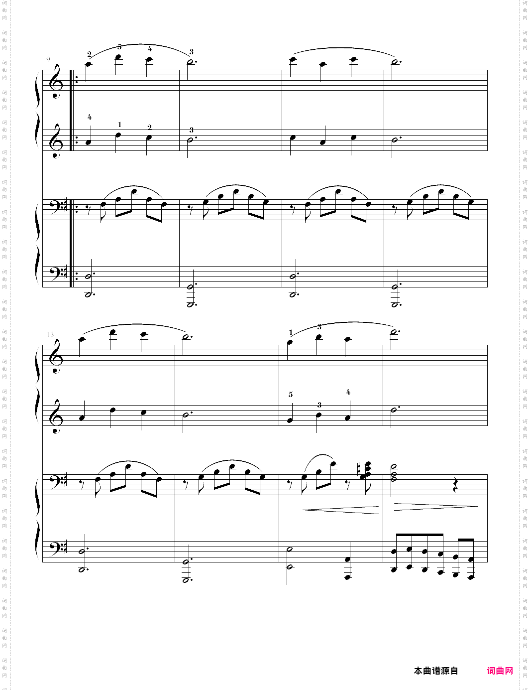 34、拜厄练习曲no·34《拜厄钢琴基本教程少儿教学版》【拜厄】-z0474