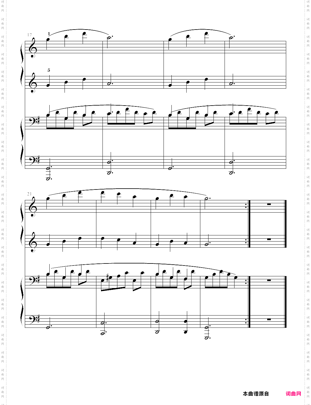 34、拜厄练习曲no·34《拜厄钢琴基本教程少儿教学版》【拜厄】-z0474