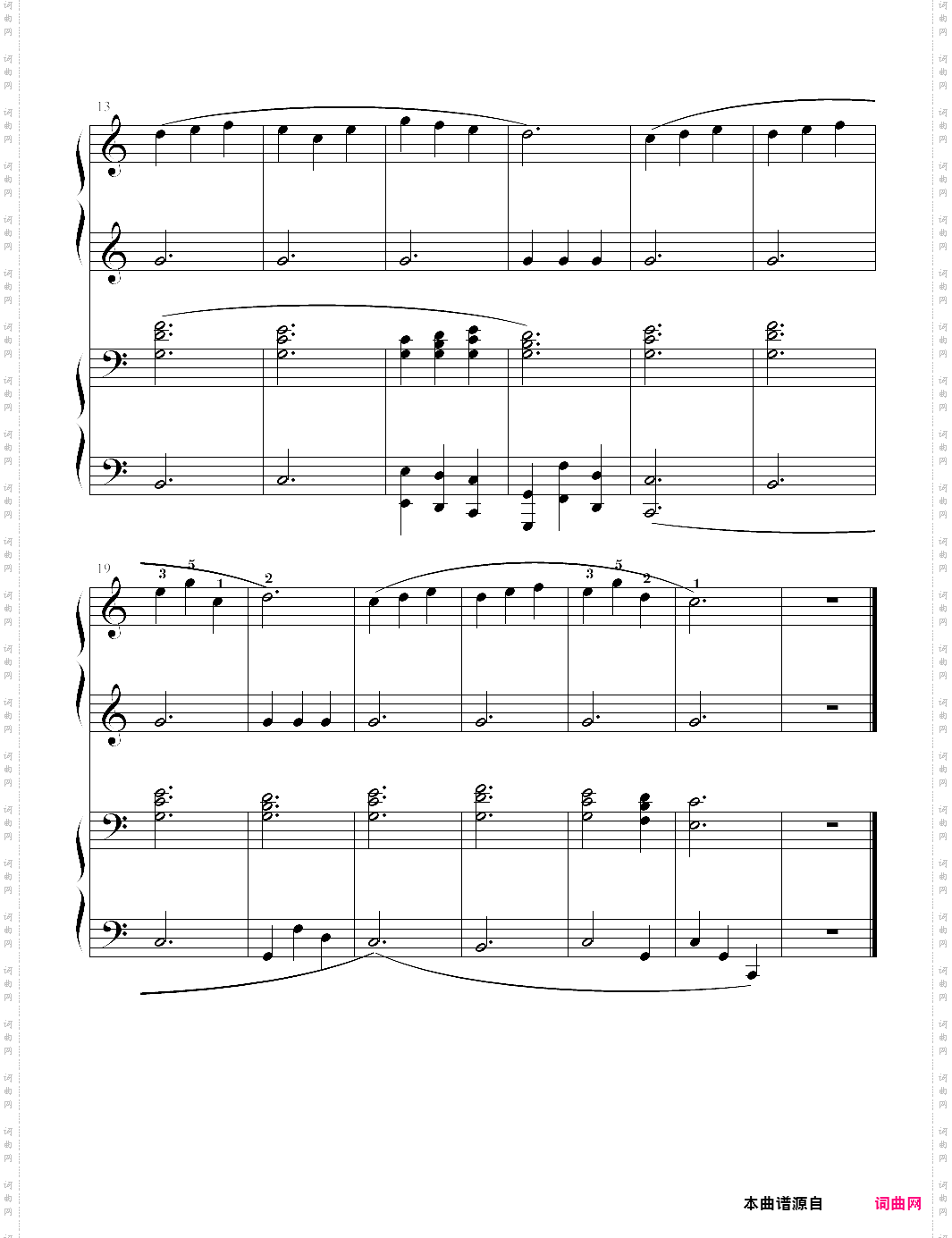 10、拜厄练习曲no·10《拜厄钢琴基本教程少儿教学版》【拜厄】-z0443