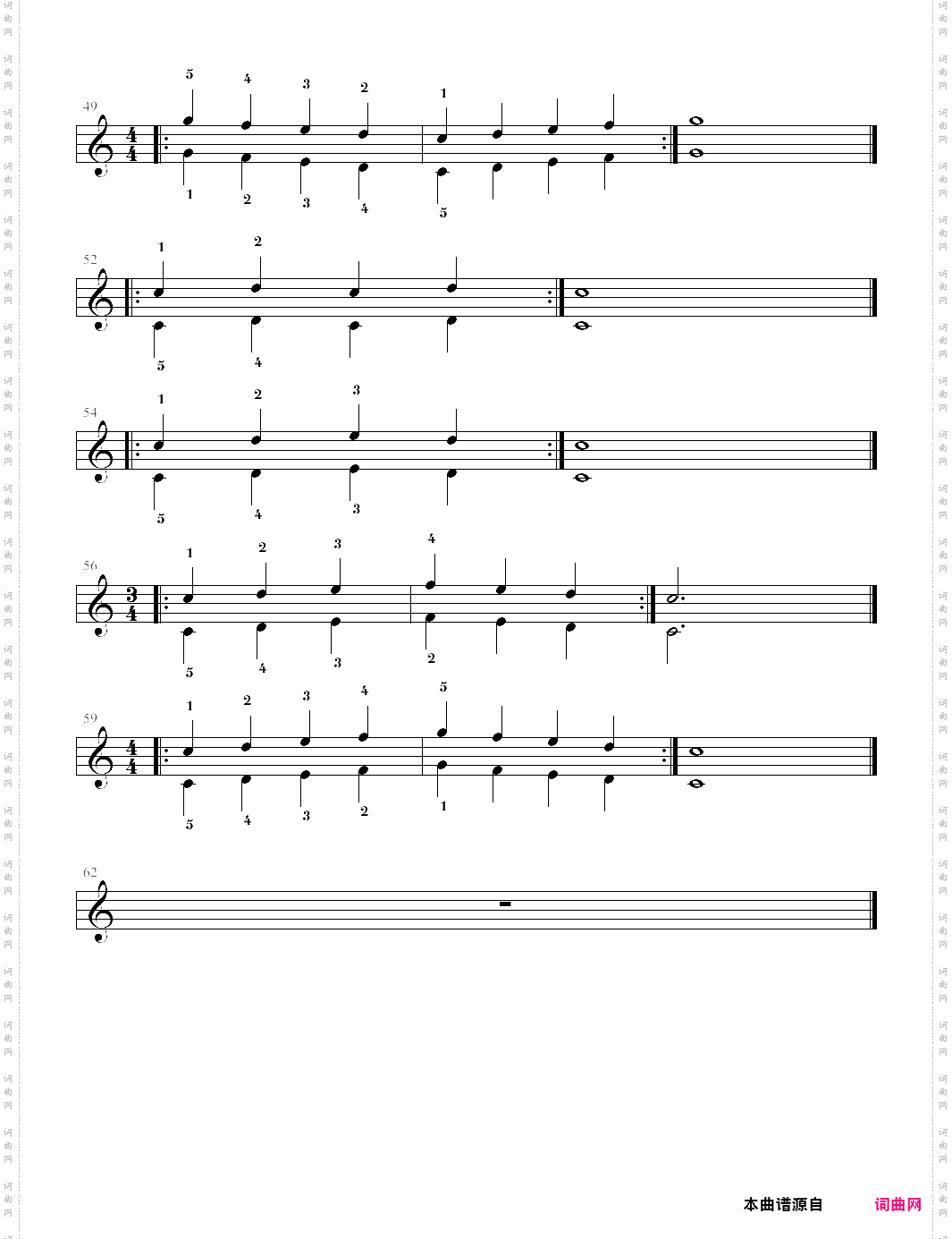0-10、双手练习《拜厄钢琴基本教程少儿教学版》【拜厄】-z0410