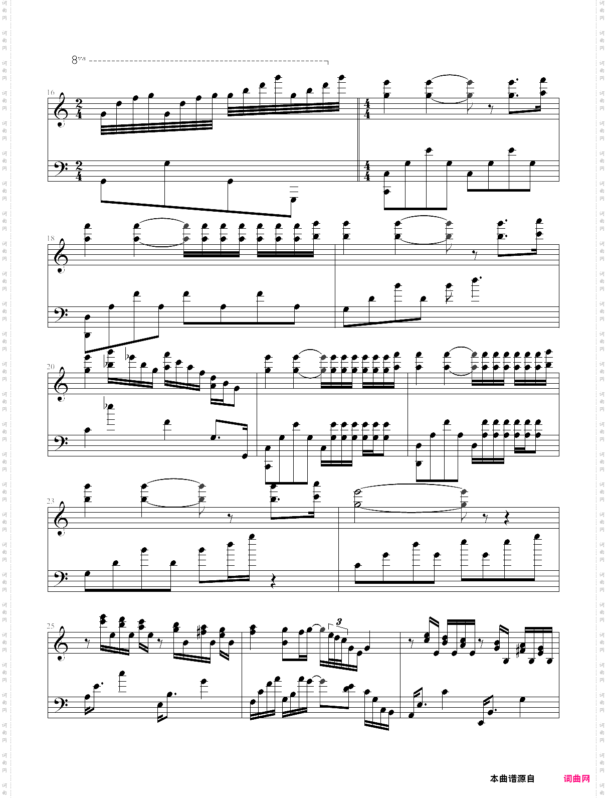 ballade pour adeline-ballad for adeline