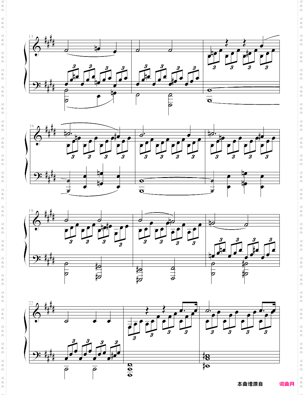 moonlight sonata the first movement-piano sonata no· 14