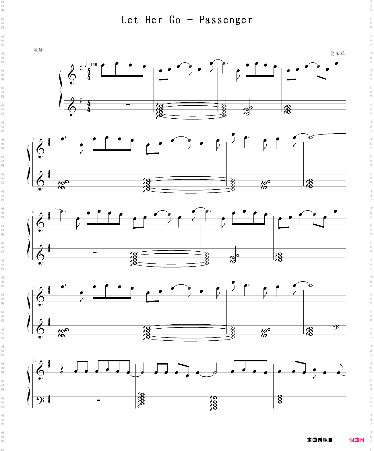 let her go-passenger
