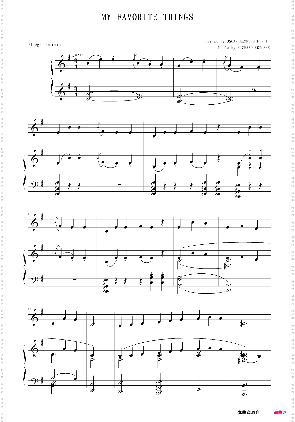 my favorite things-the sound of music ost