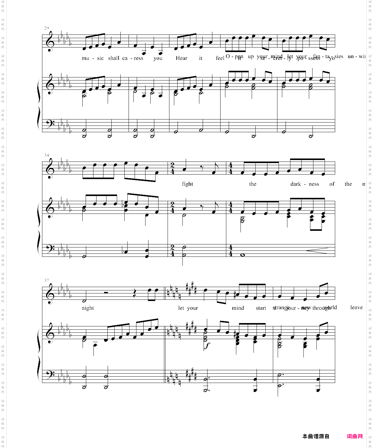 the music of the night 弹唱版歌剧魅影，phantom of opera