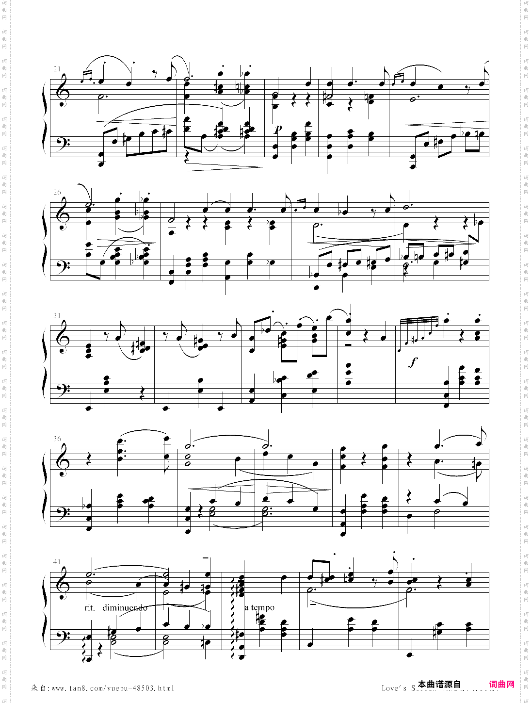 四月是你的谎言 爱的忧伤loves sorrow