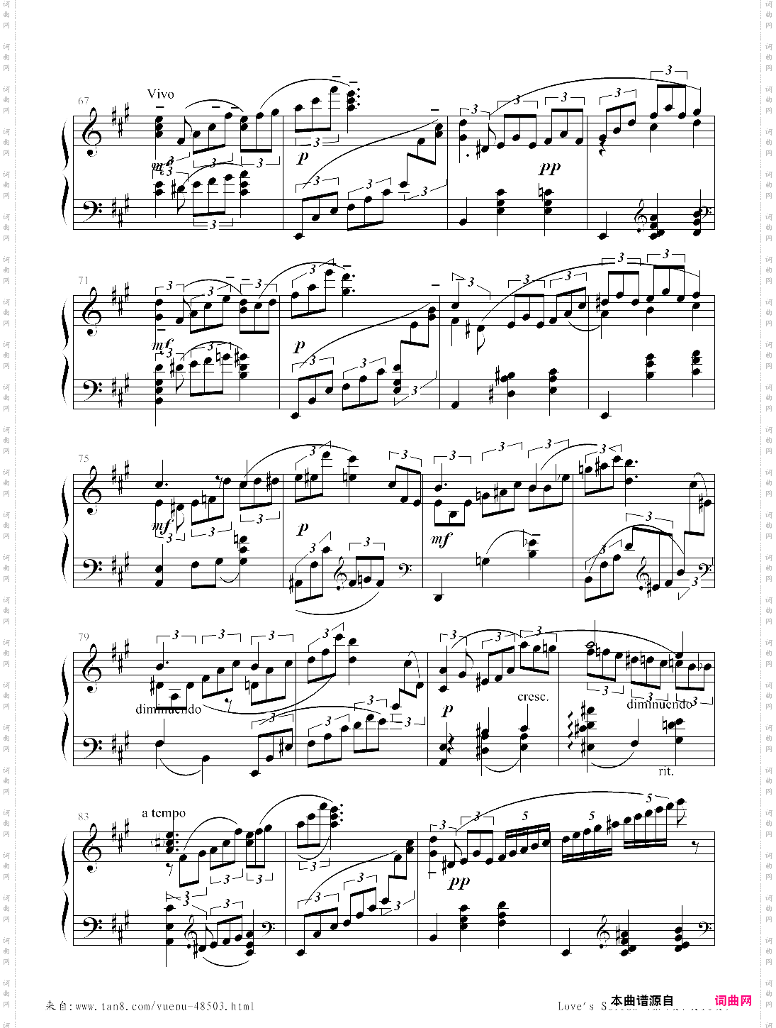 四月是你的谎言 爱的忧伤loves sorrow