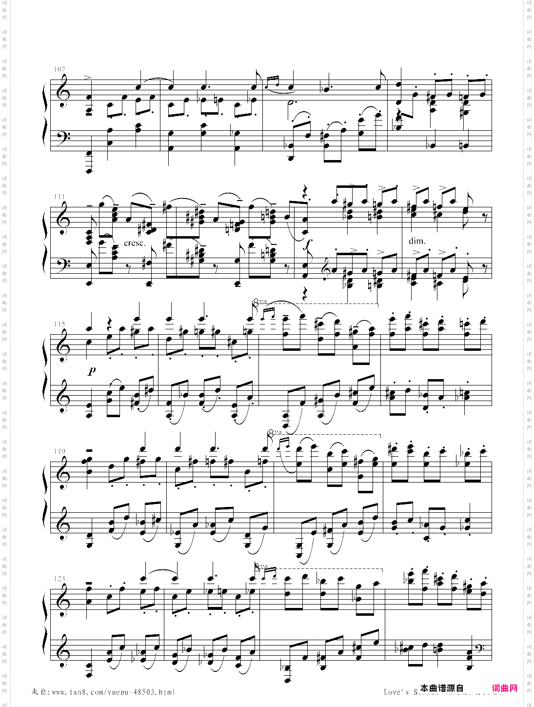 四月是你的谎言 爱的忧伤loves sorrow