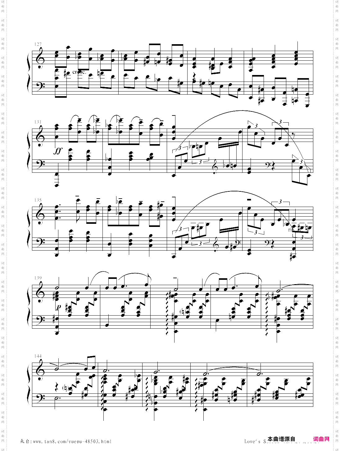 四月是你的谎言 爱的忧伤loves sorrow