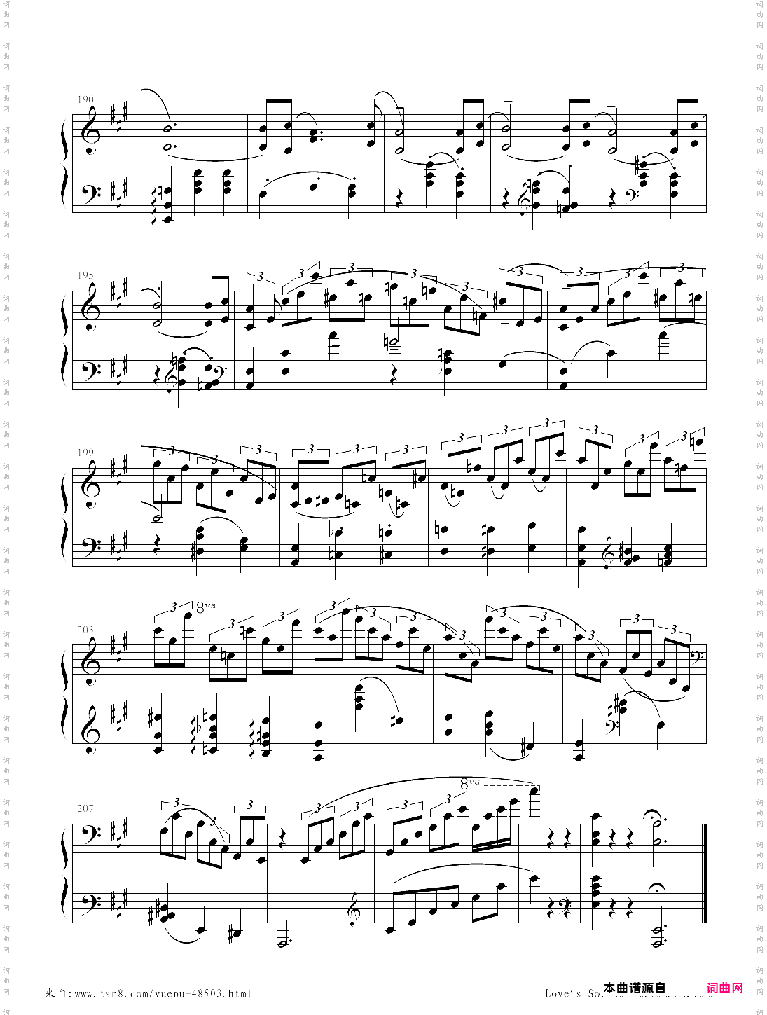 四月是你的谎言 爱的忧伤loves sorrow