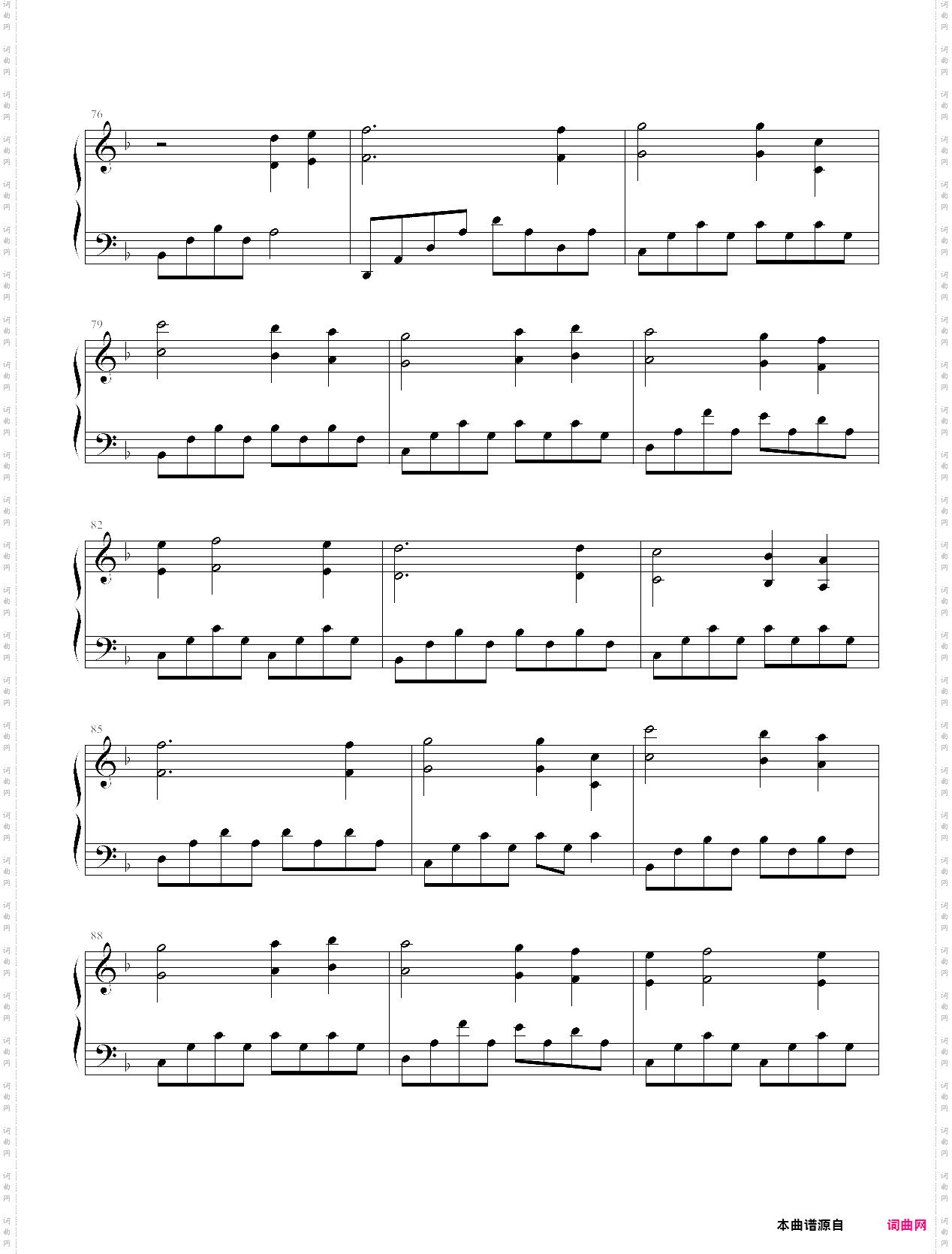 my heart will go on 我心永恒-f小调