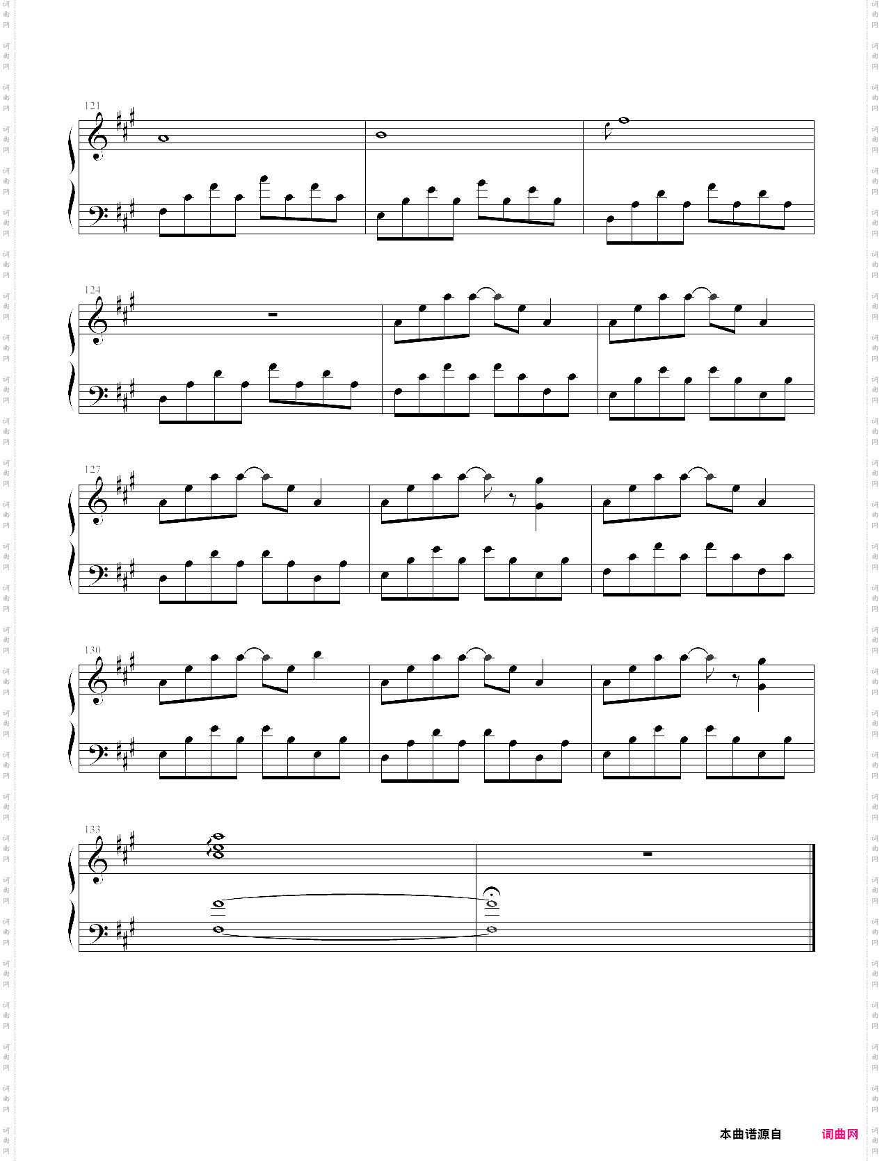 my heart will go on 我心永恒-f小调