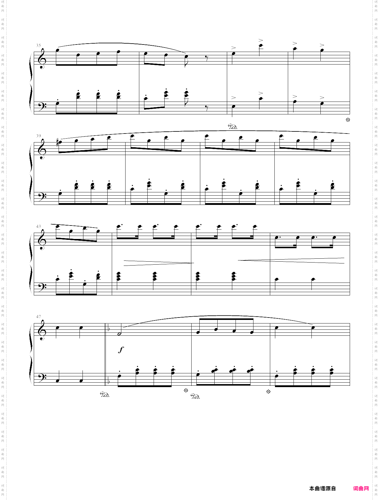 康康舞曲 简单版