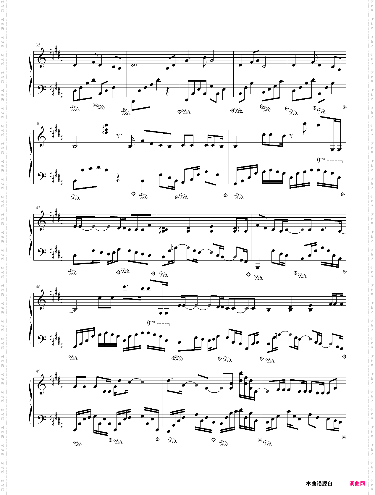 南山南金龙鱼钢琴独奏版