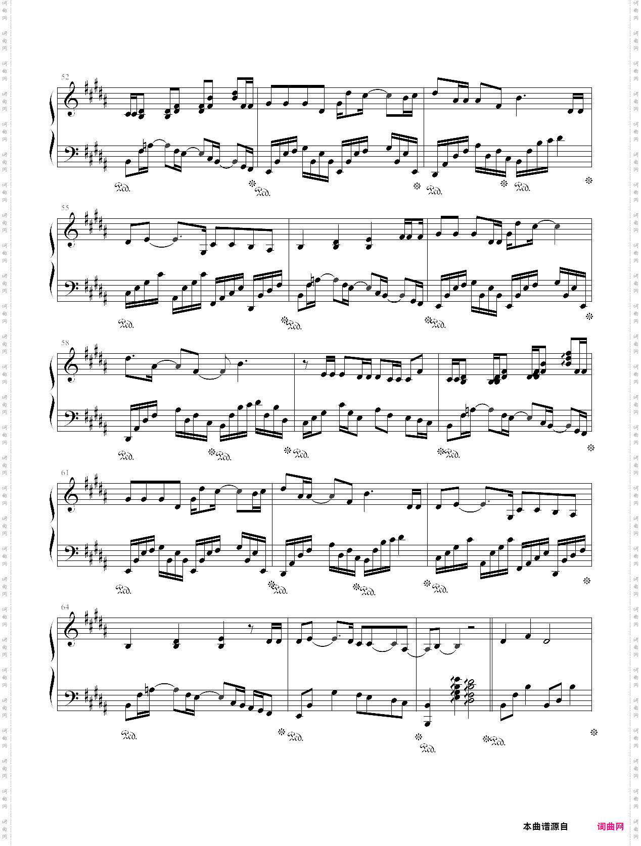 南山南金龙鱼钢琴独奏版