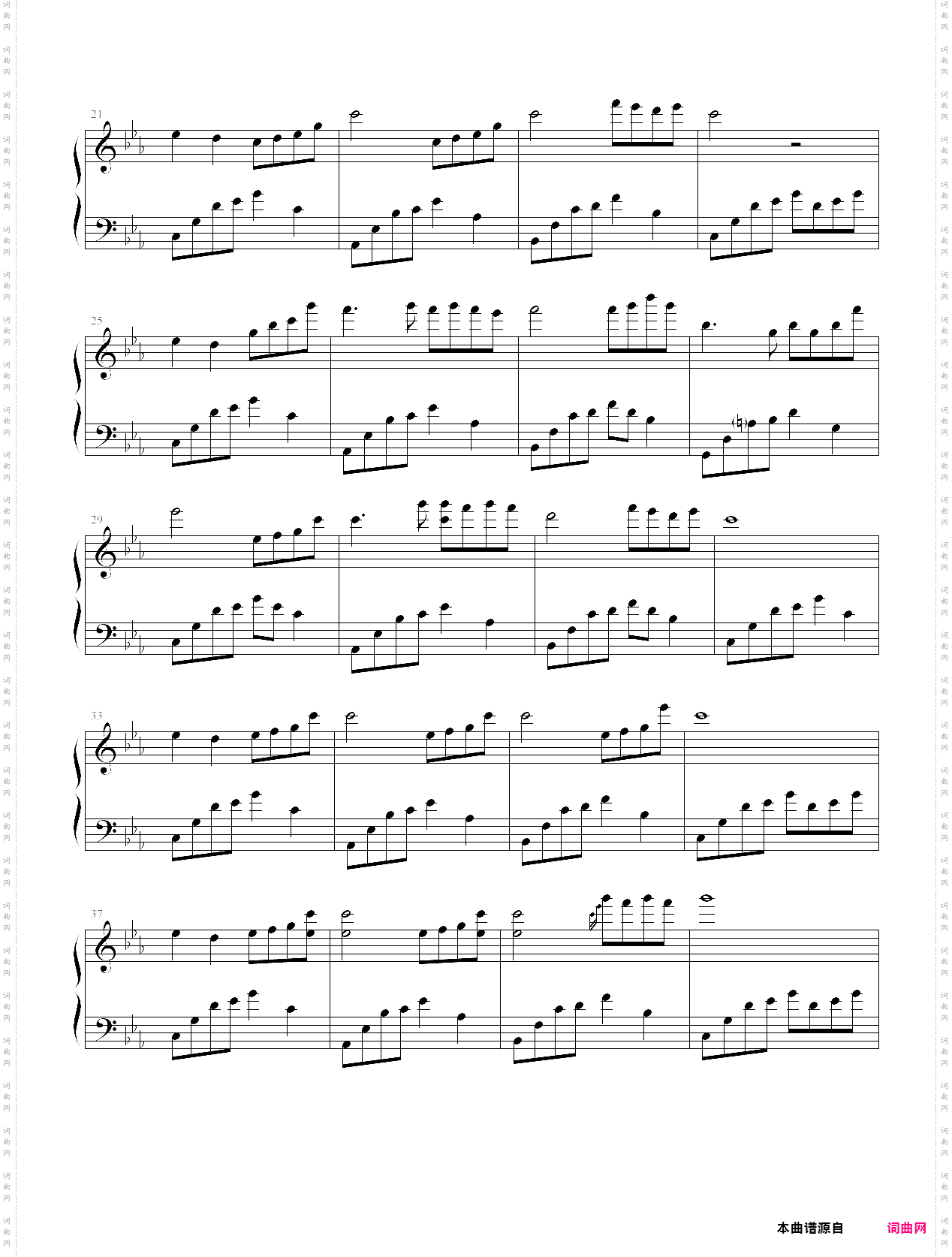 夜的钢琴曲原版改进 44拍