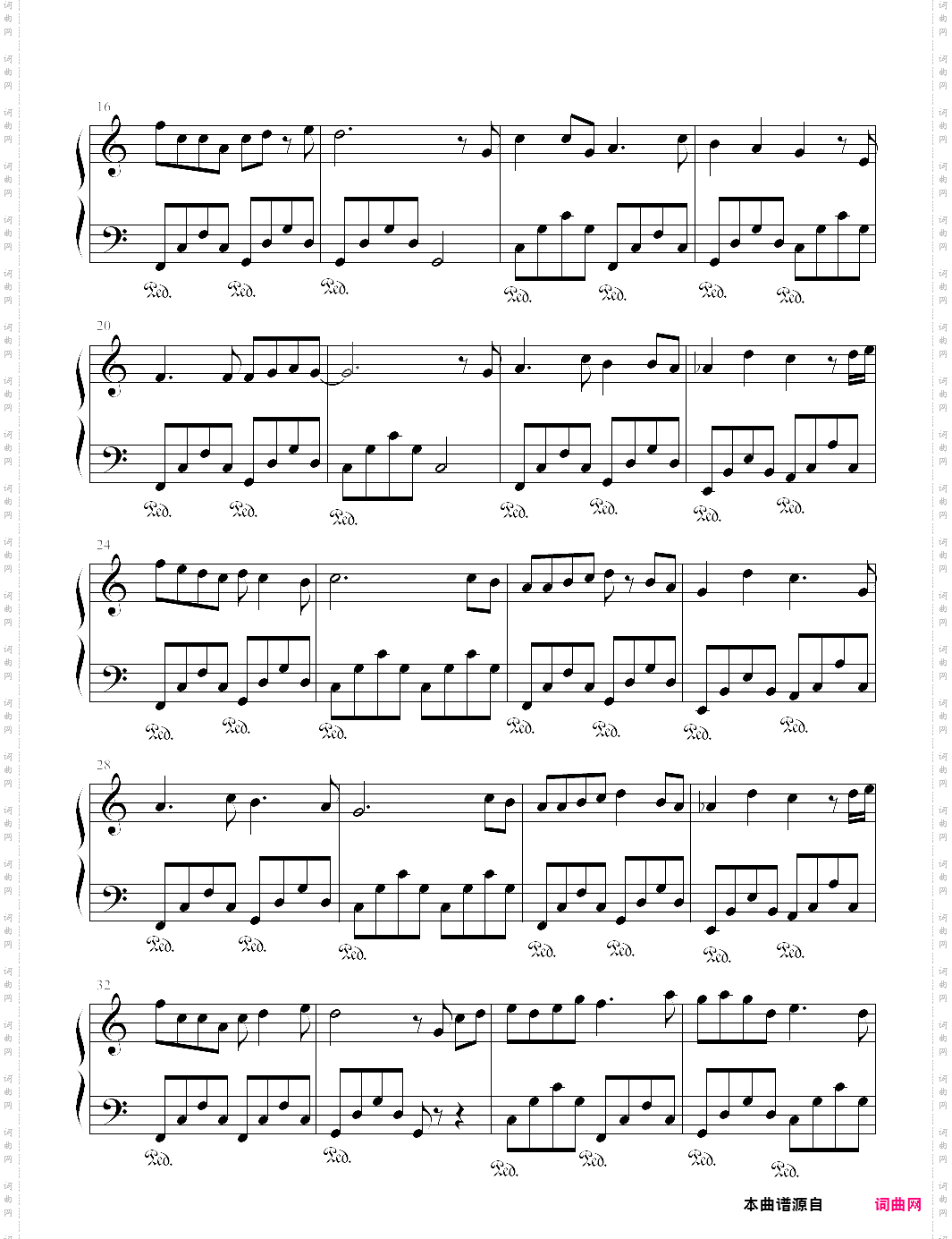 魔法城堡c调简易版