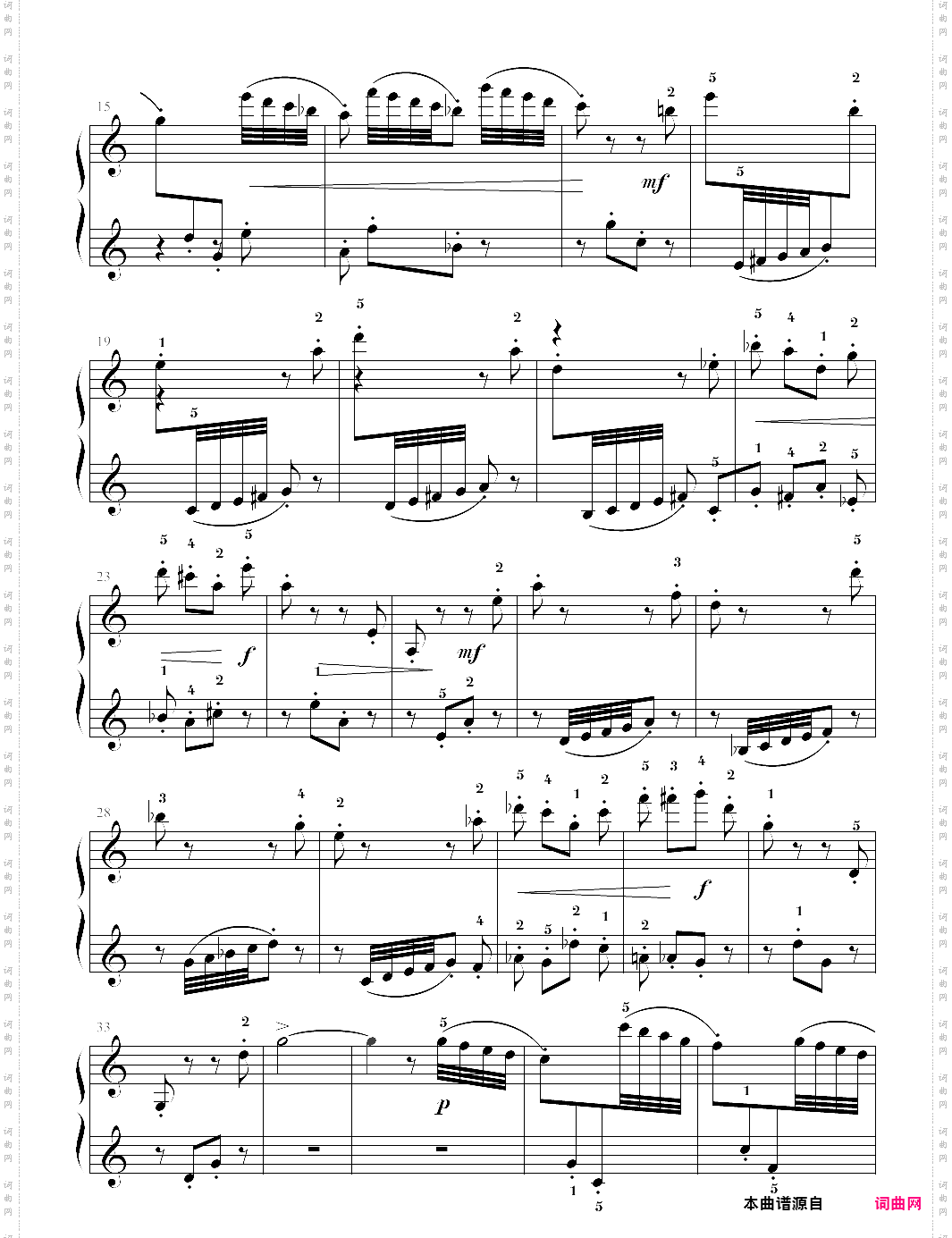 快乐钢琴6课程19·谐谑曲