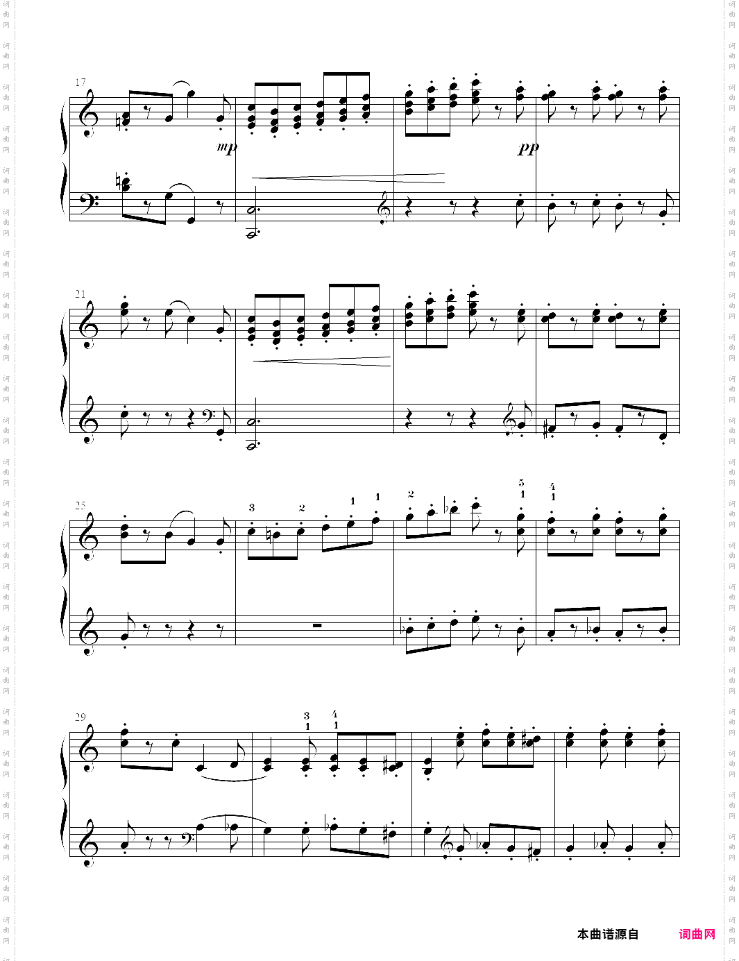 13 练习曲_小汤8-约翰·汤普森简易钢琴教程8