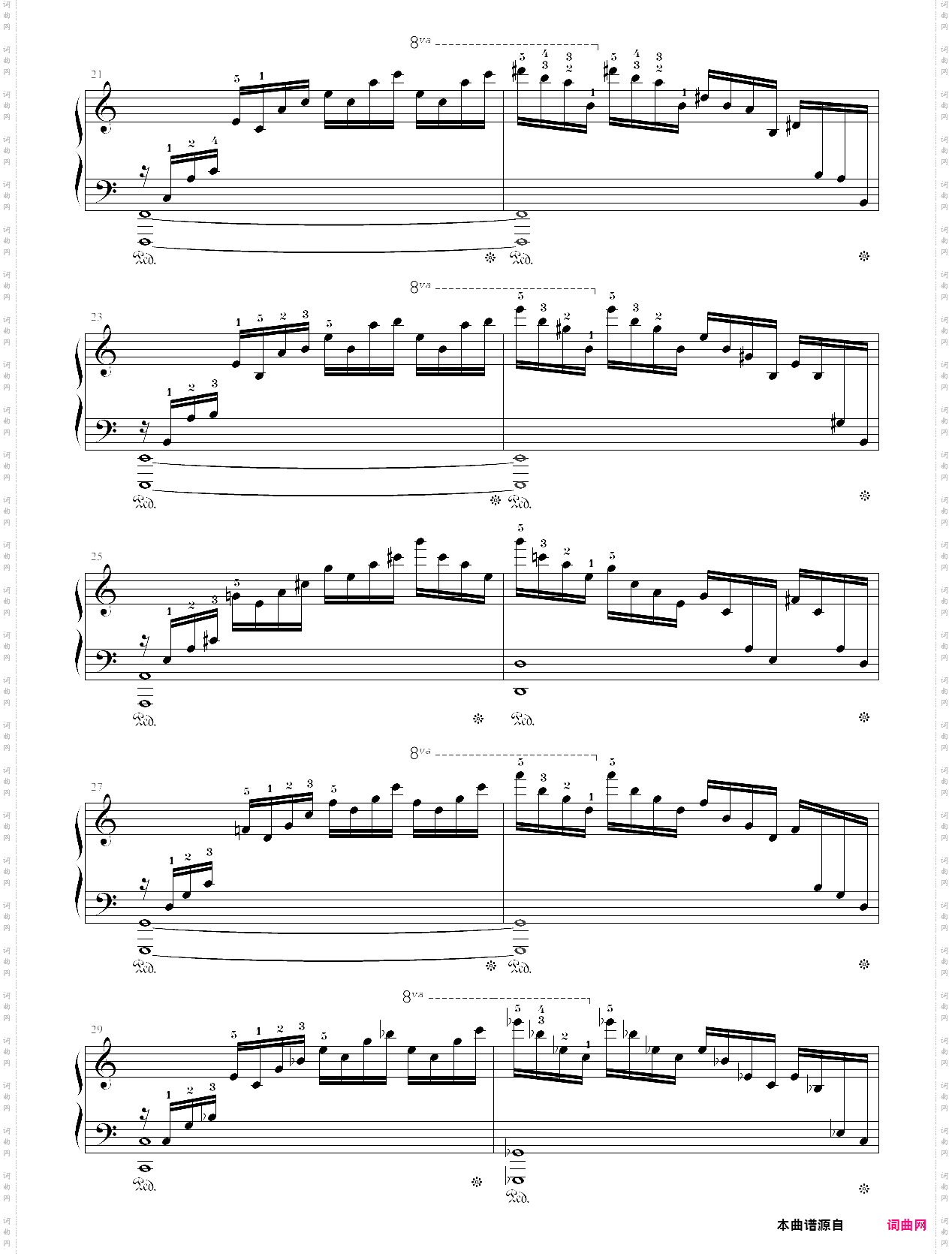 肖邦钢琴练习曲 op·10_no·1 逃亡圣咏