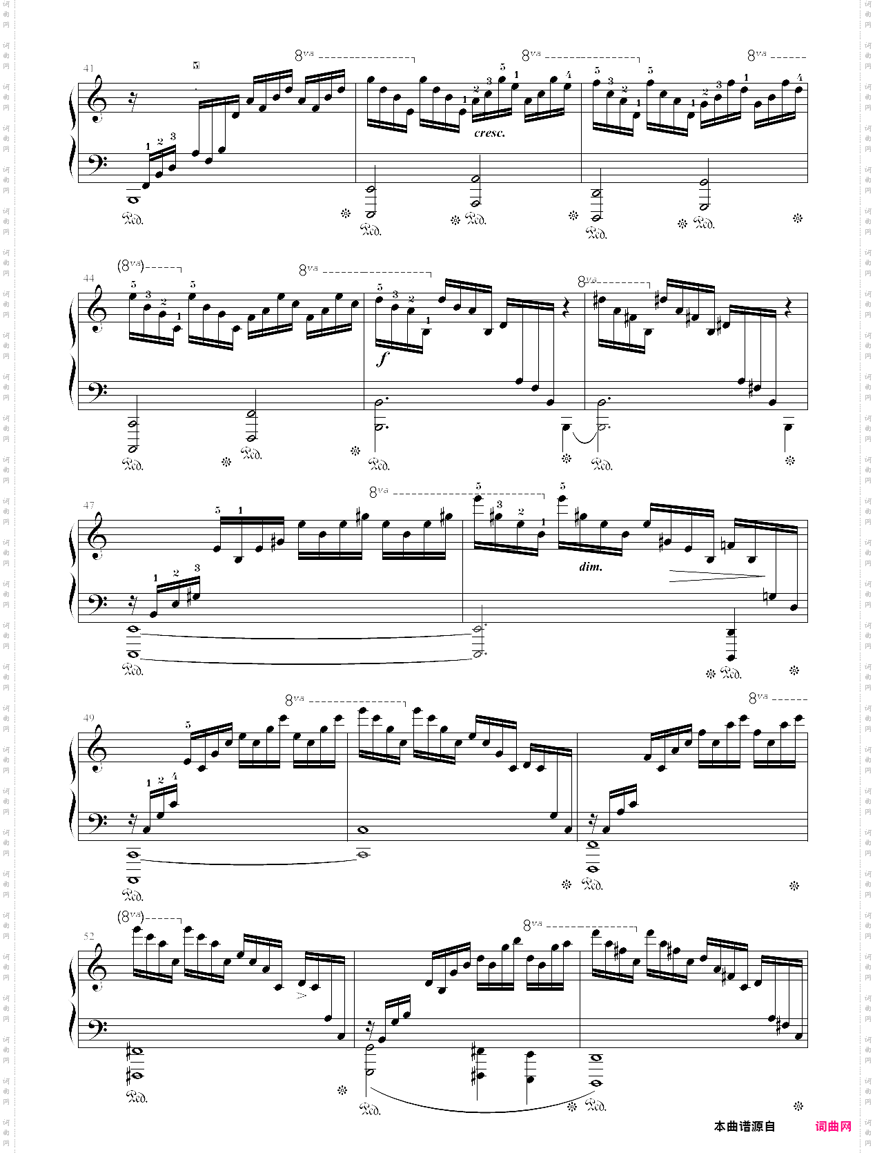 肖邦钢琴练习曲 op·10_no·1 逃亡圣咏