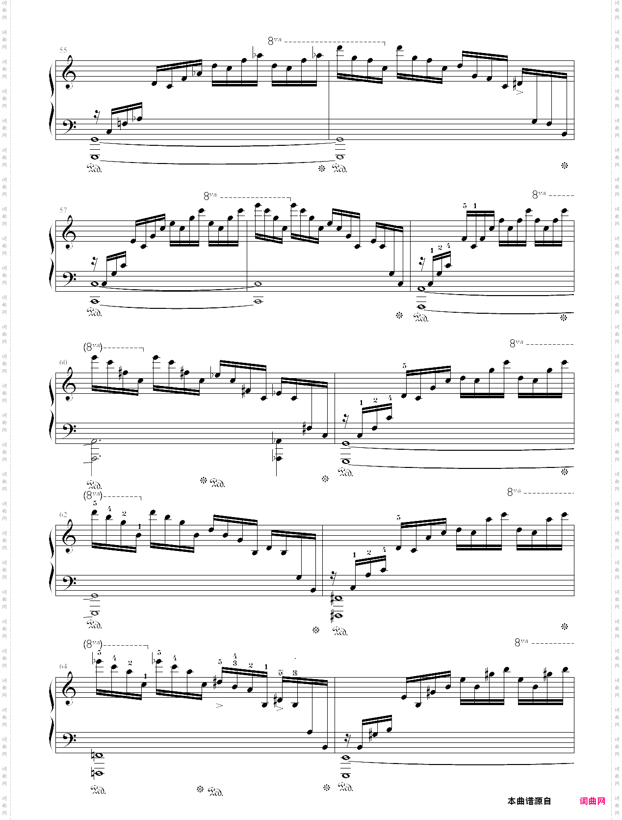 肖邦钢琴练习曲 op·10_no·1 逃亡圣咏