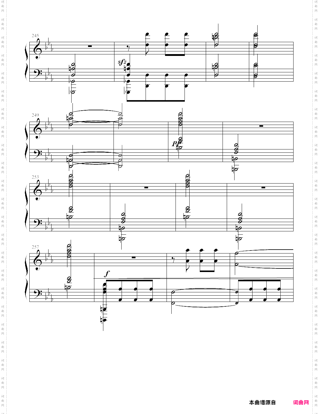 《命运交响曲》钢琴版李斯特改编