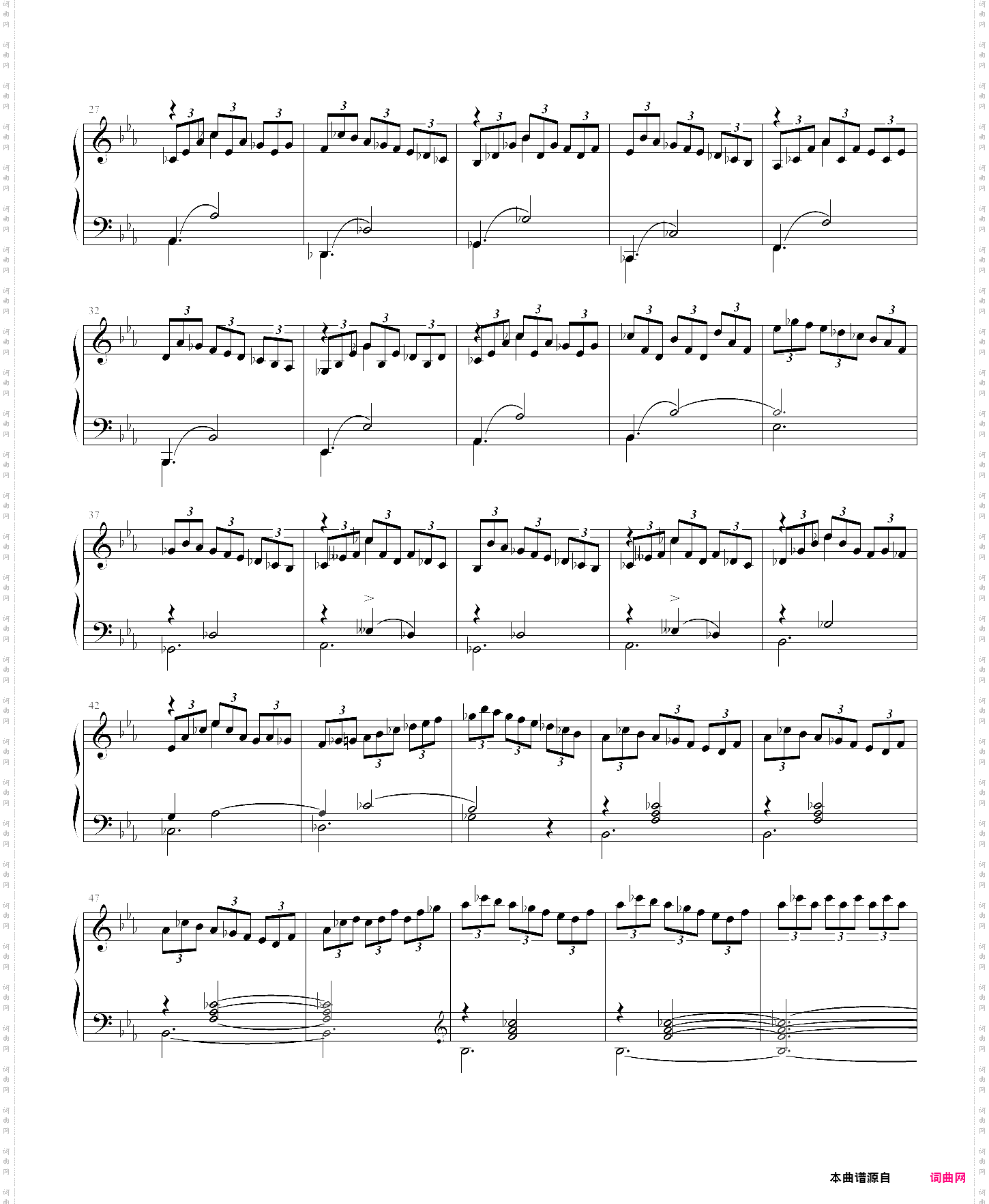 舒伯特 即兴曲 op·90 no·2